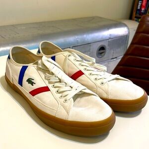 Lacoste Sideline 119 CMA beige canvas lifestyle sneakers